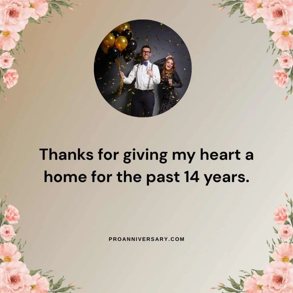 14 Year Anniversary Quotes