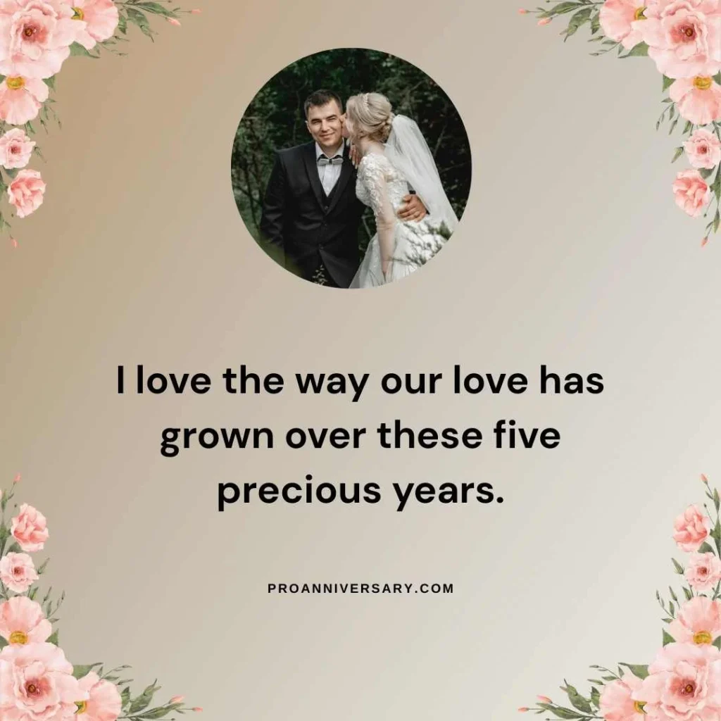  Cute 5-Year Anniversary Quotes