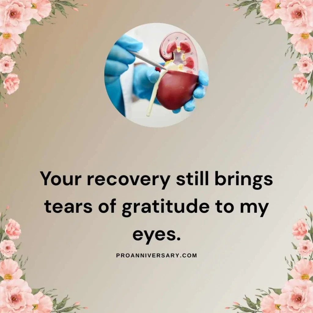 Emotional Kidney Transplant Anniversary  