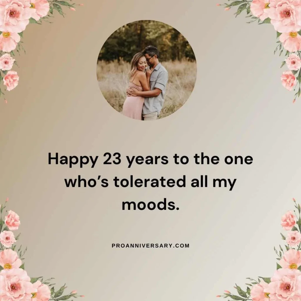 Funny 23 Year Anniversary Quotes