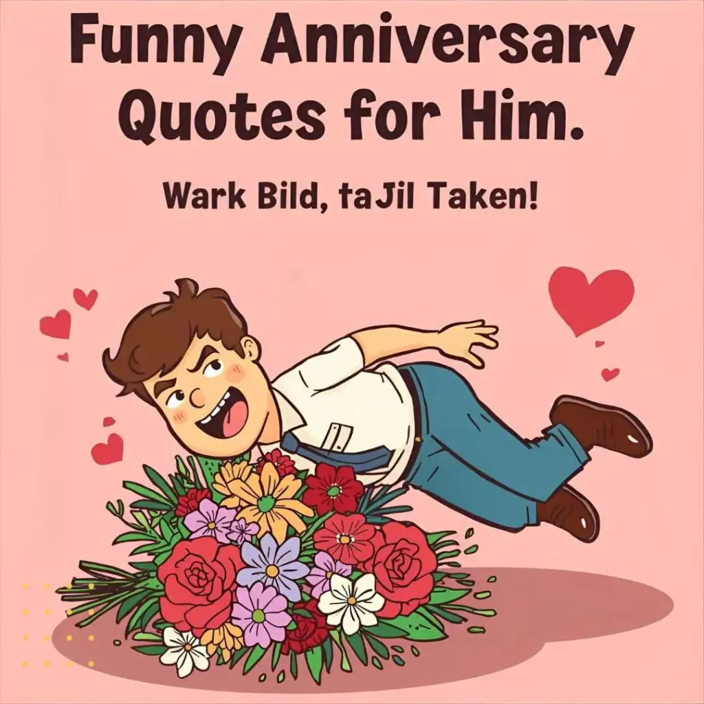 Funny Anniversary Quotes for Him