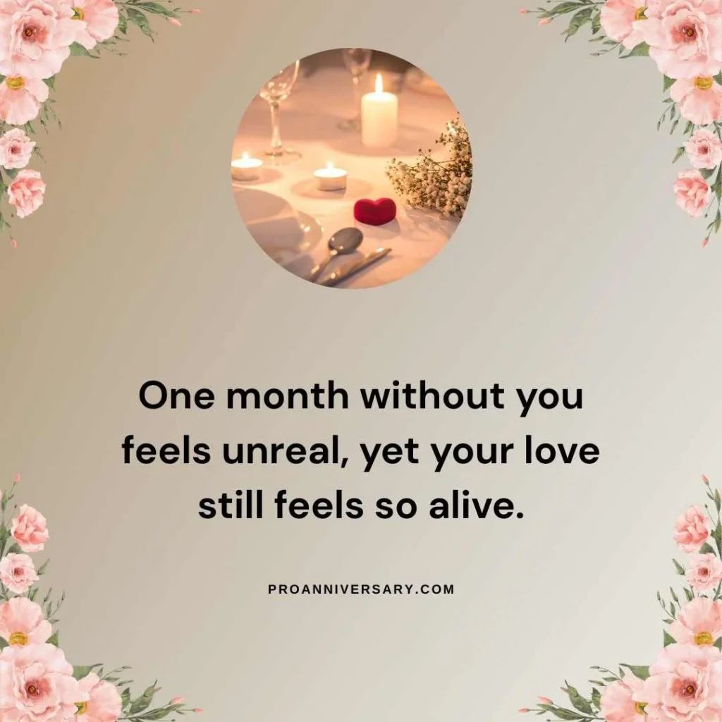 Romantic One Month Death