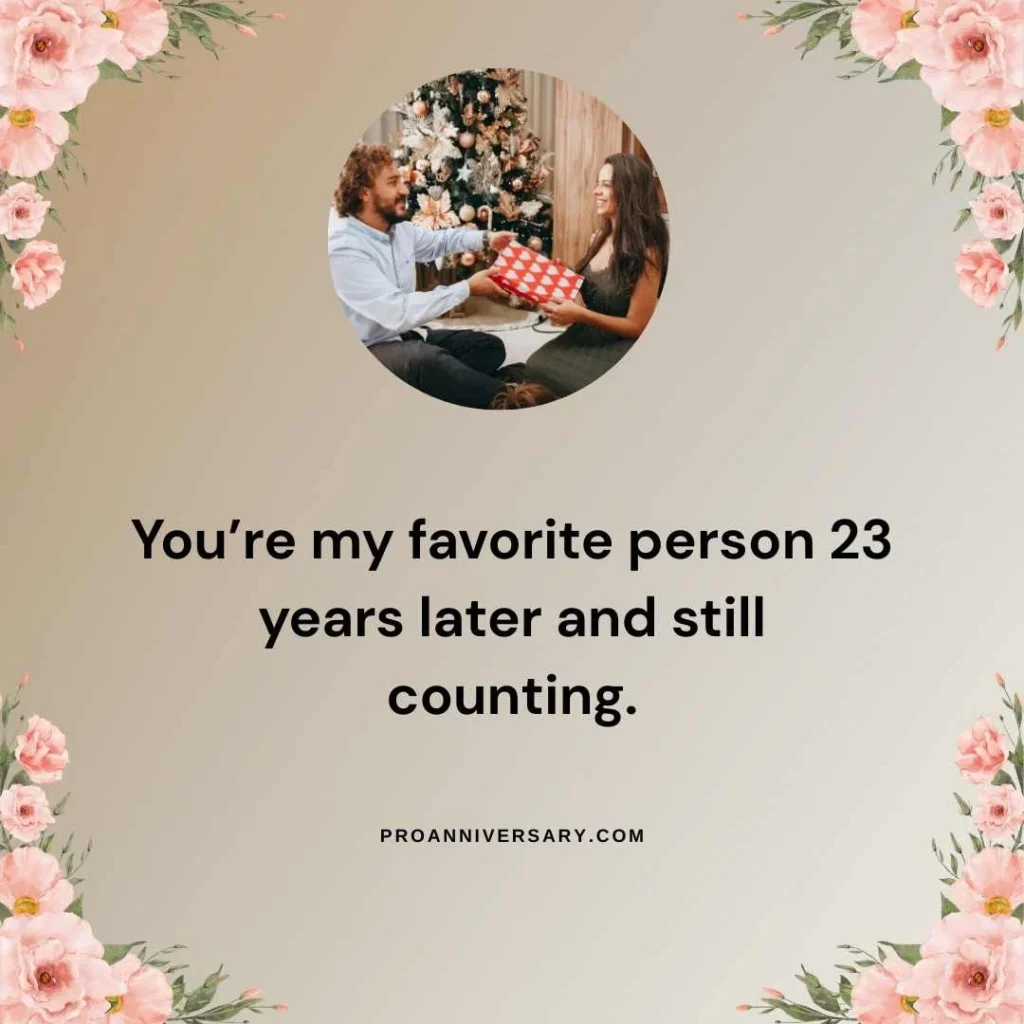 Sweet 23 Year Anniversary Quotes