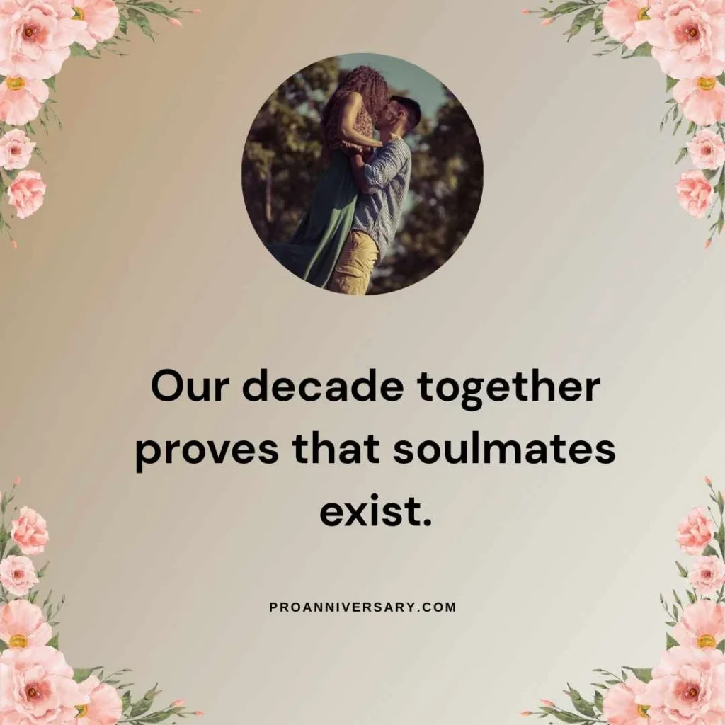 Romantic 10th Anniversary Quotes