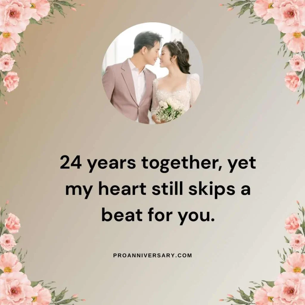 Romantic 24th Anniversary Quotes