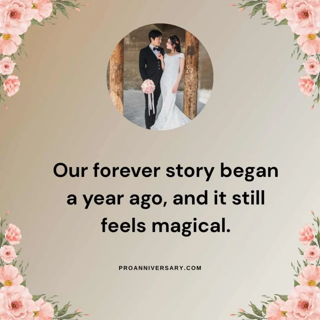 Romantic One Year Engagement