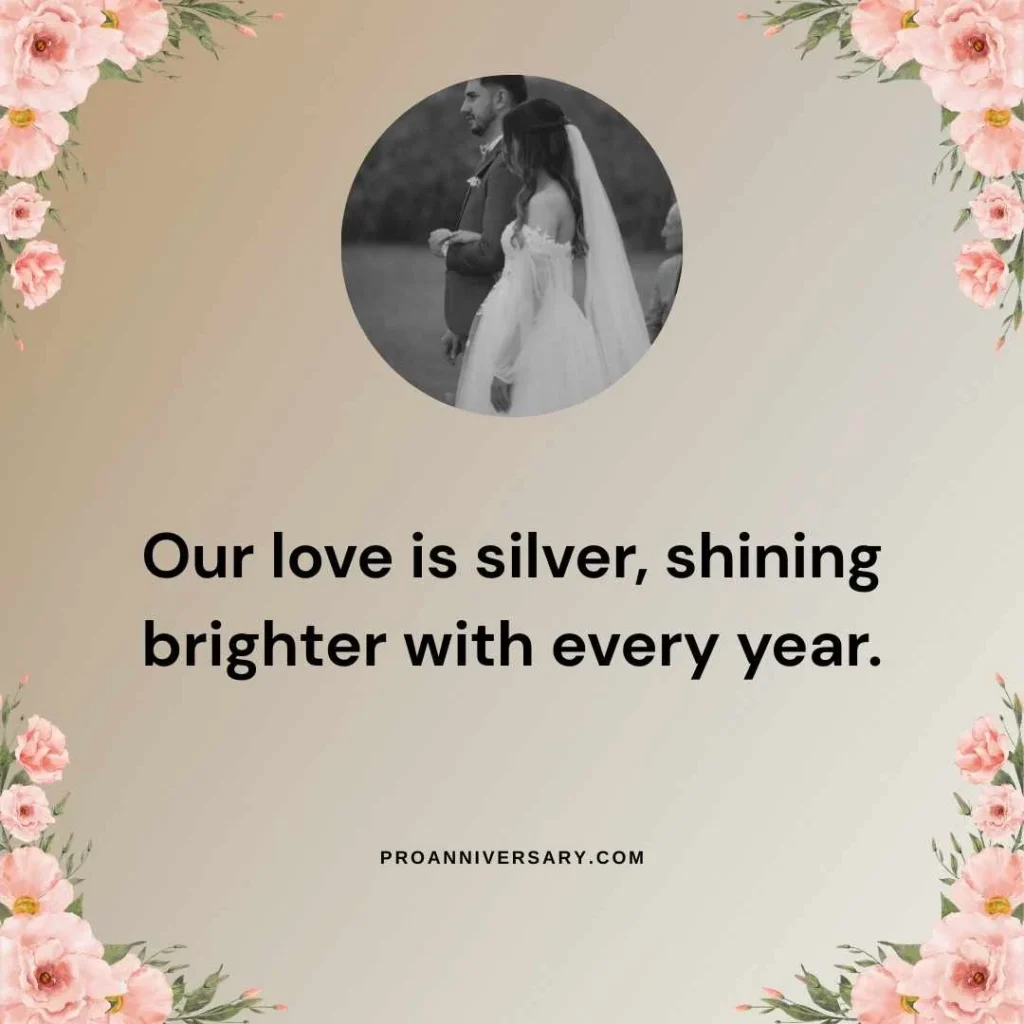 Romantic Silver Anniversary Quotes