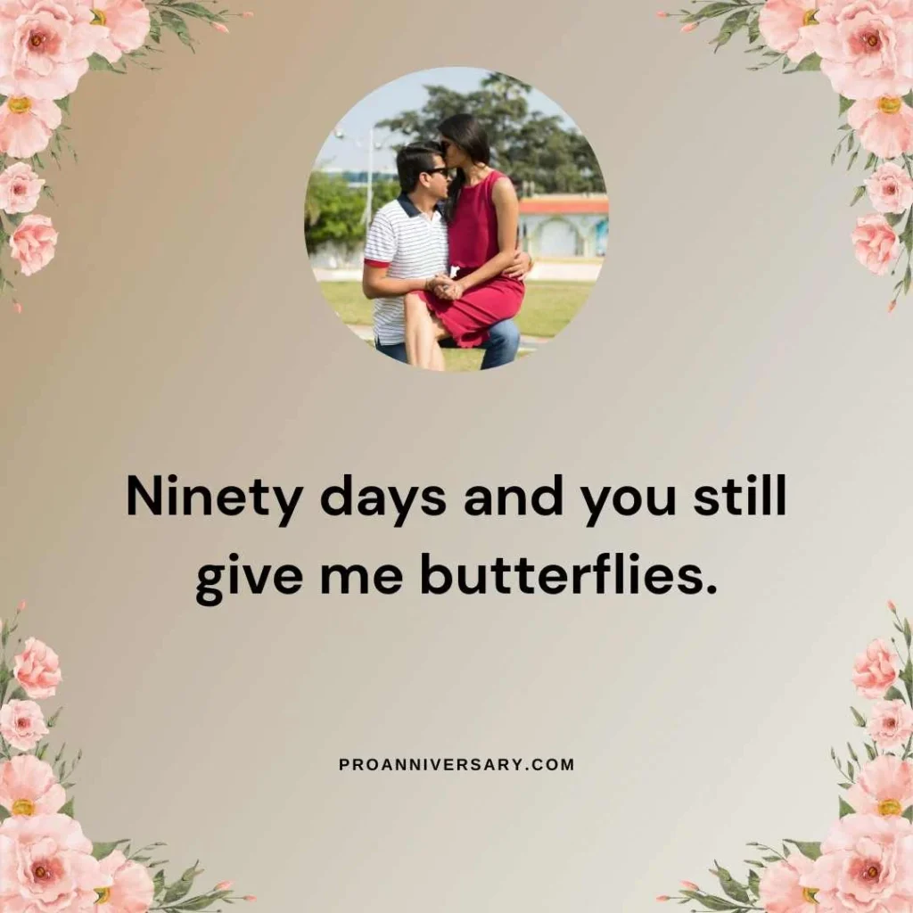 Cute 3 Months Anniversary Quotes