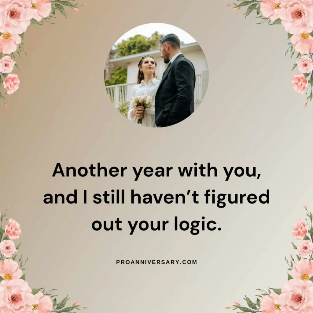 Funny Husband Anniversary Quotes 