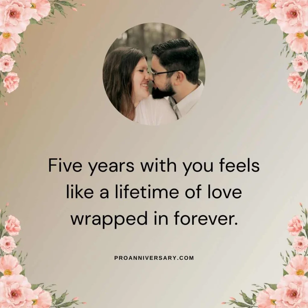 Romantic 5th Wedding Anniversary Quotes