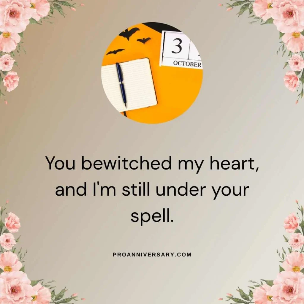 Romantic Halloween Anniversary Quotes