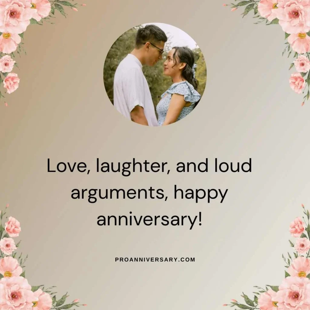 Short Funny Anniversary Captions For Friends