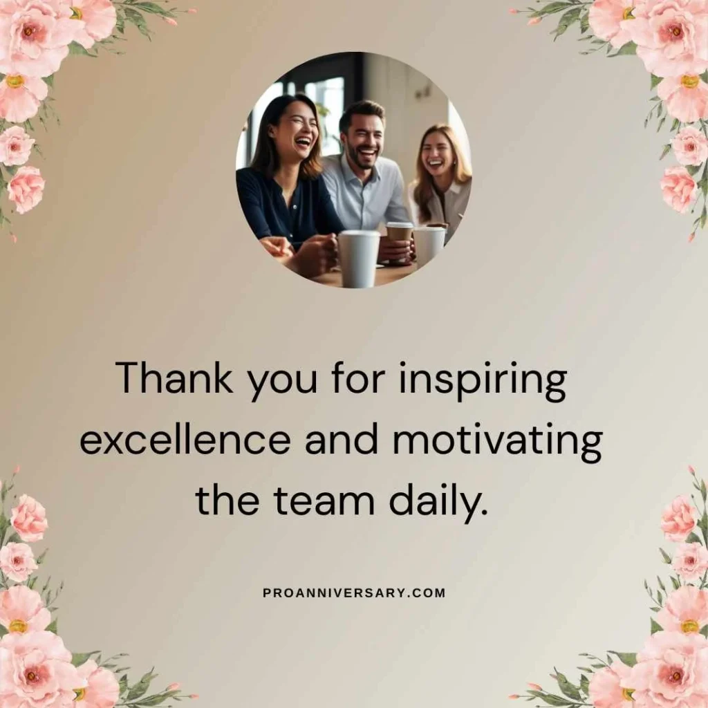 Inspirational Work Anniversary Quotes for Boss