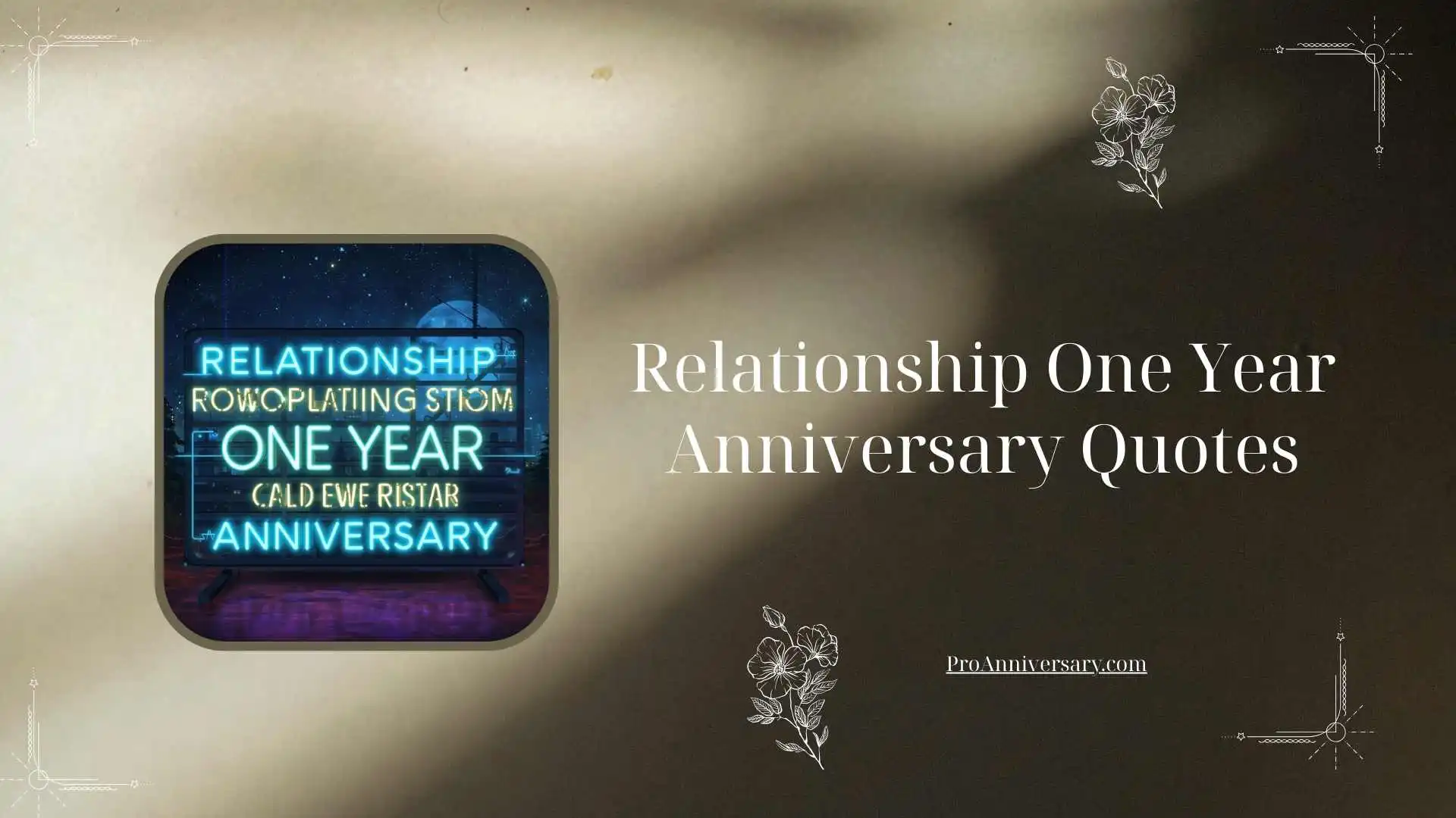 Relationship One Year Anniversary Quotes