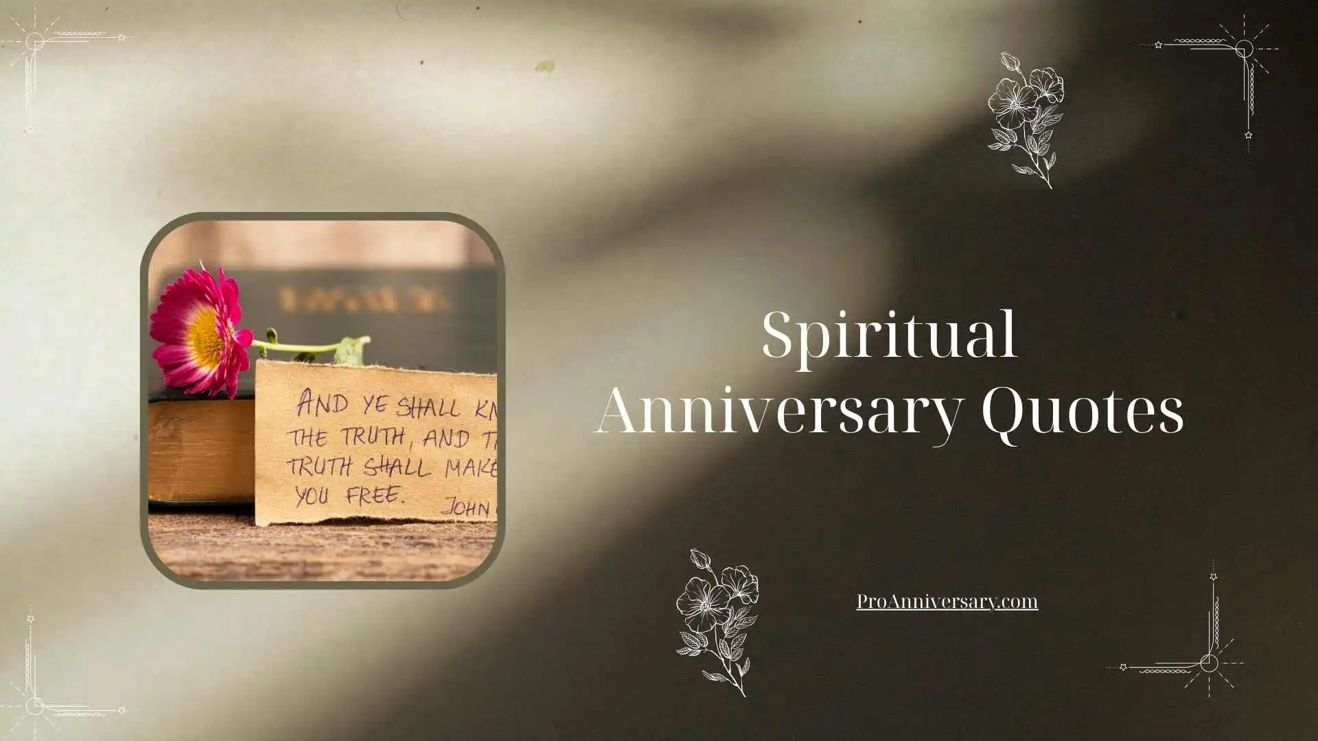 Spiritual Anniversary Quotes