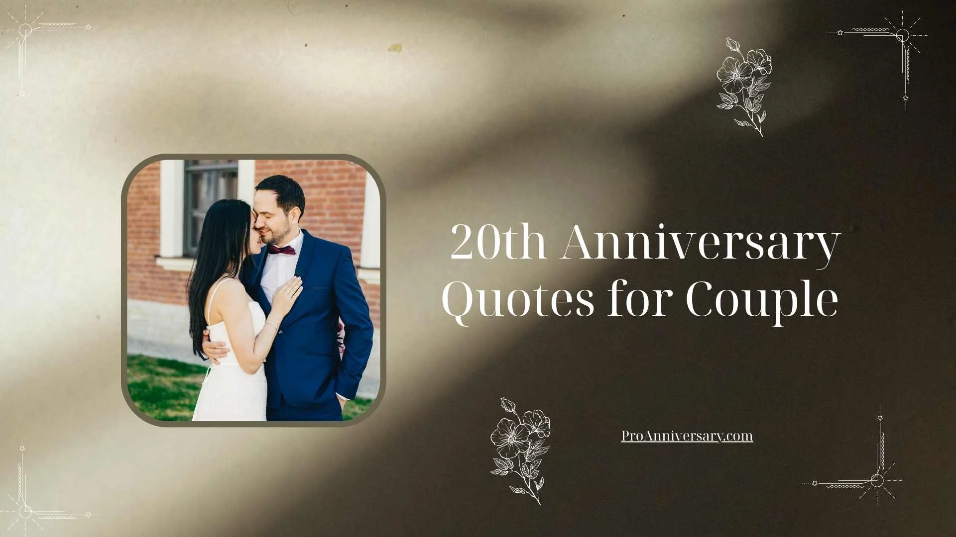 20th Anniversary Quotes for Couple 