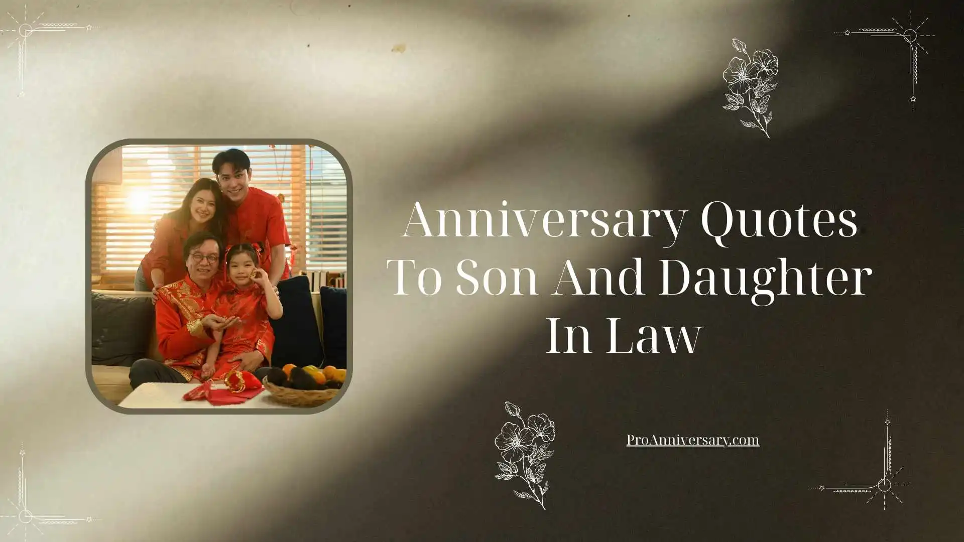 Anniversary Quotes To Son And Daughter In Law 