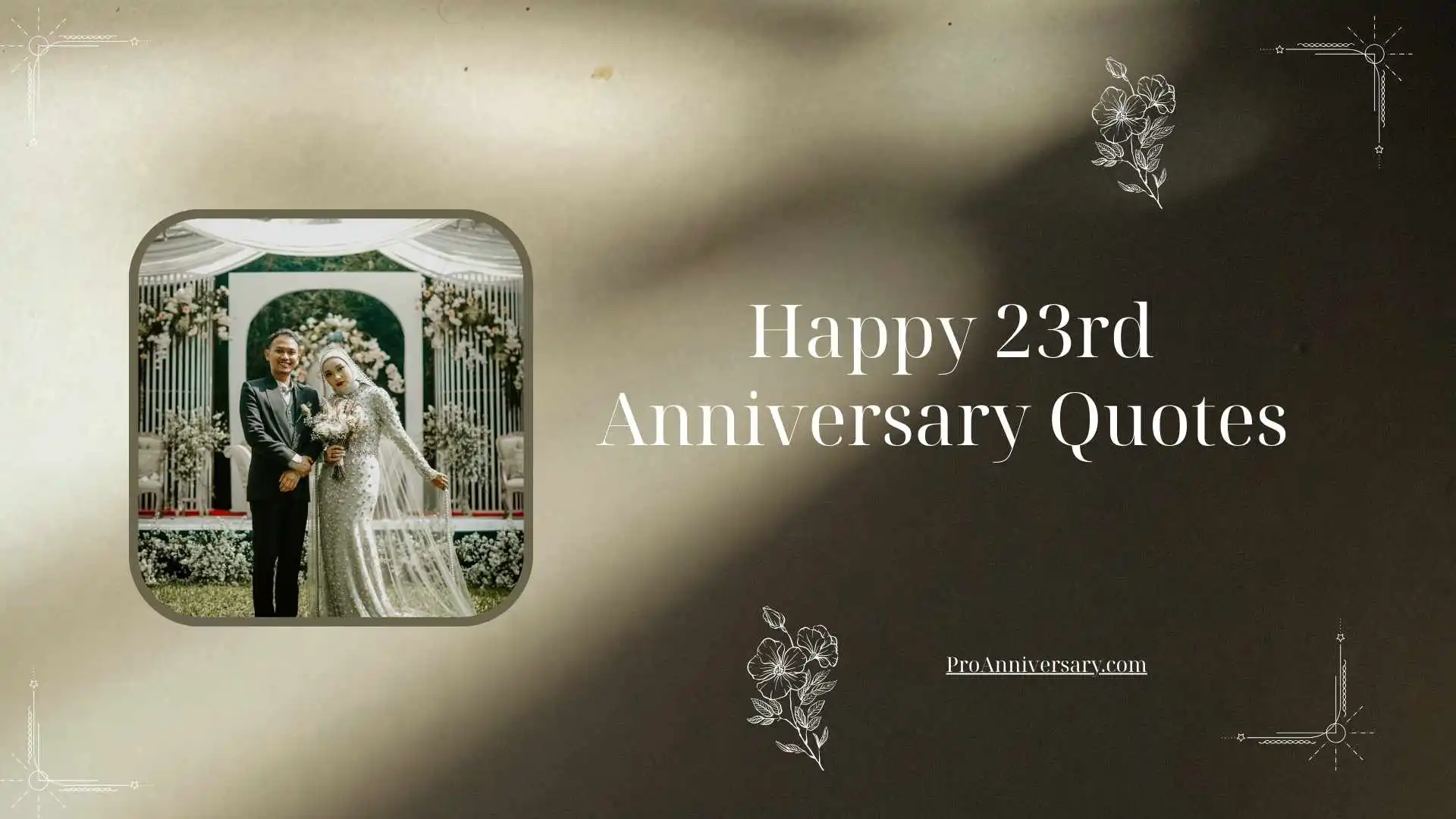 Happy 23rd Anniversary Quotes 